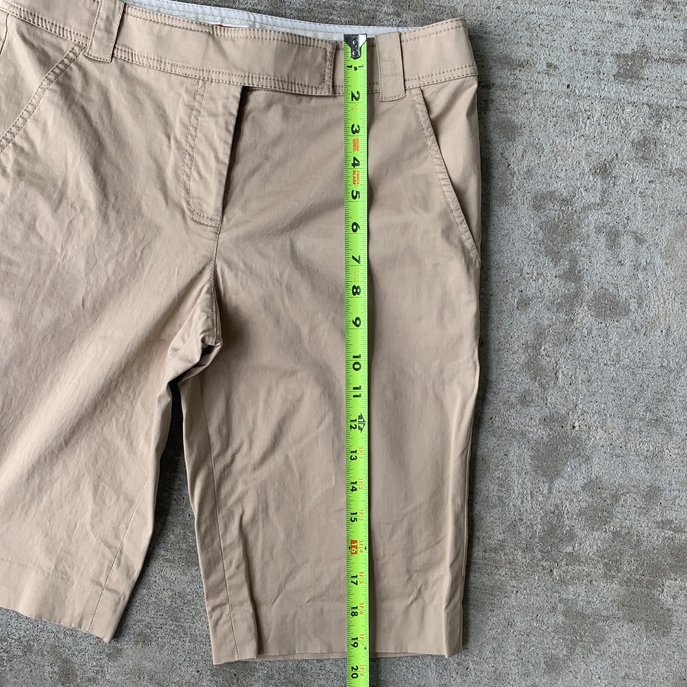 Tory Burch Khaki Bermuda Shorts - Picture 7 of 11